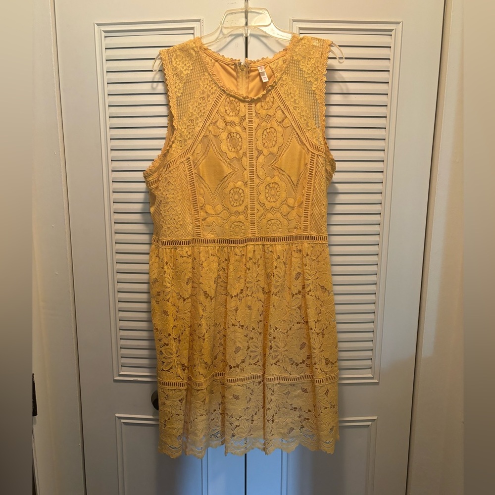 Yellow Lace Dress
